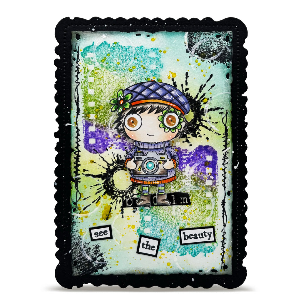 AALL & Create Sewn Sparks A6 Clear Stamp Set 1337 see the beauty