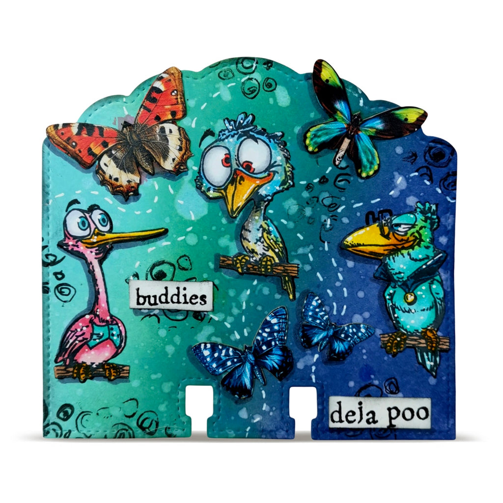 AALL & Create Sir Chirps-a-Lot A6 Clear Stamp Set 1414 buddies