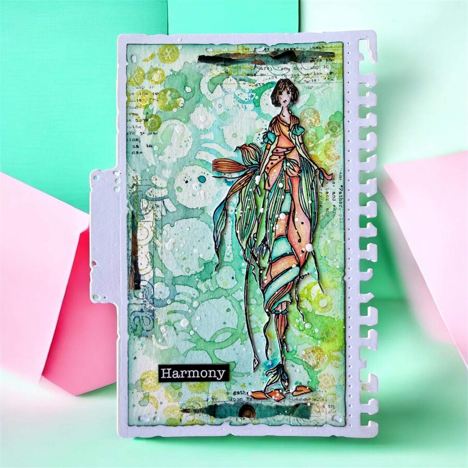 AALL & Create Siren of Spring A6 Clear Stamp Set 1398 harmony