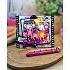 AALL & Create Sisters in Spirit A7 Clear Stamp Set 1363 besties click