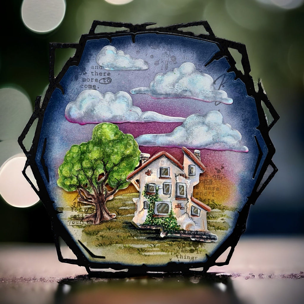 AALL & Create SkyTwist Frames Die Set di-076 house 