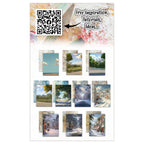 AALL & Create Snowfall and Stains A6 Design Paper 35 scenes