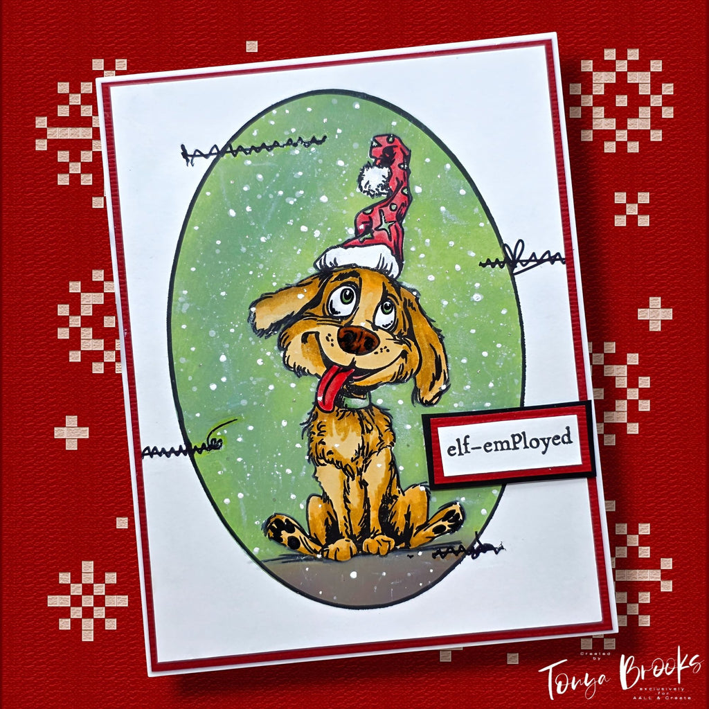 AALL & Create Snuggle Spark A6 Clear Stamps 1320 hat