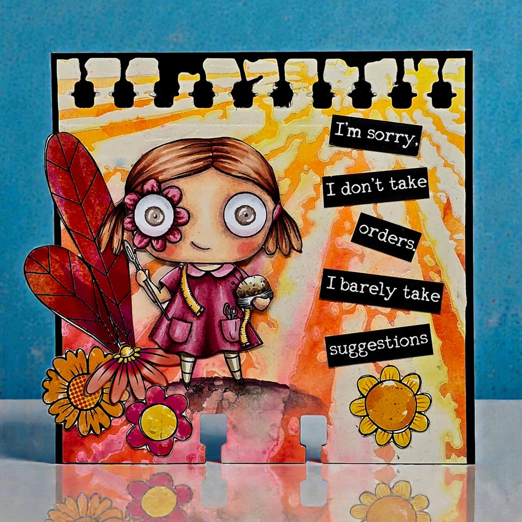 AALL & Create Solar Veil 6x6 Stencil pc-256 notebook paper
