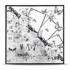AALL & Create Speckled Vellum 12x12 Paper pa-048 butterfly
