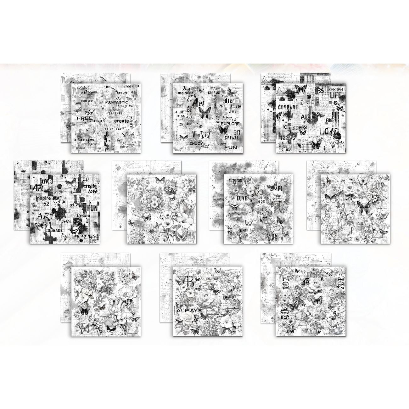 AALL & Create Speckled Vellum 12x12 Paper pa-048 pages