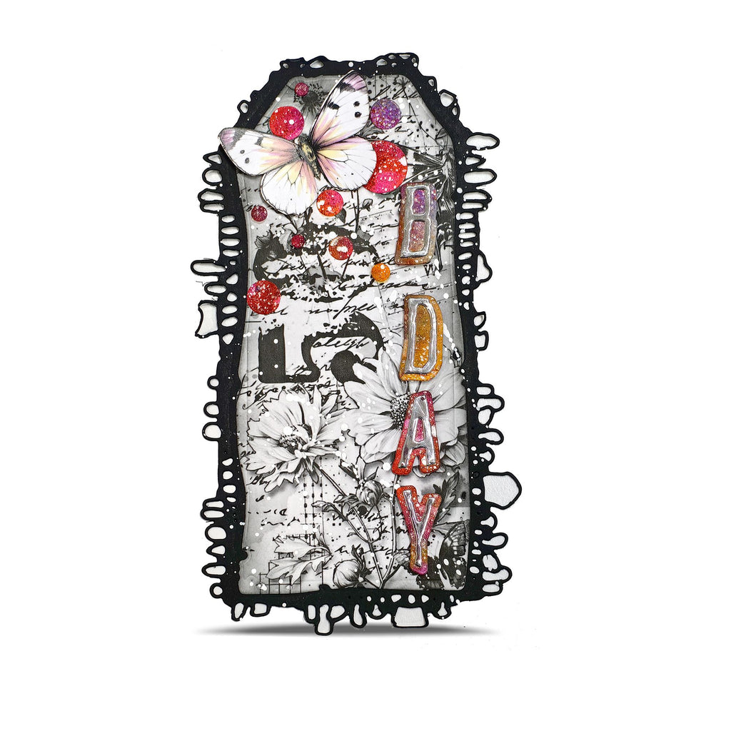 AALL & Create Speckled Vellum 12x12 Paper pa-048 tag