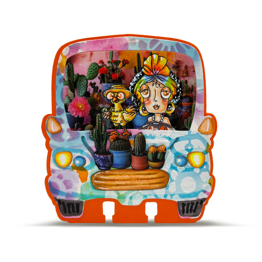 AALL & Create Spiked & Blooming Layer It Up Washi Tape 129 car