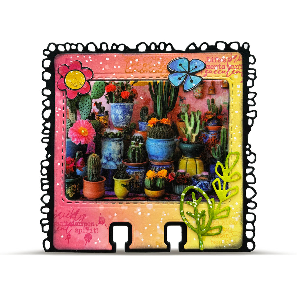 AALL & Create Spiked & Blooming Layer It Up Washi Tape 129 car cactus