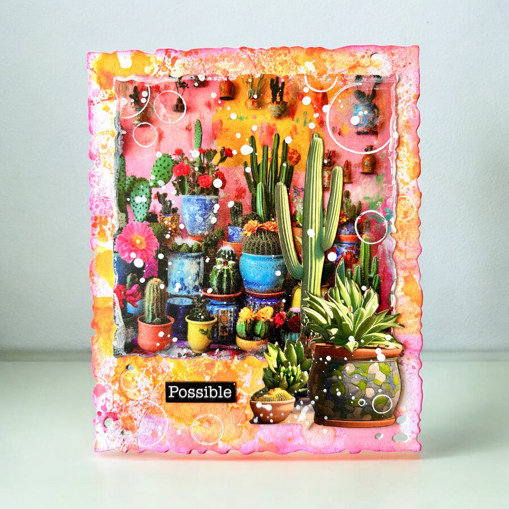 AALL & Create Spiked & Blooming Layer It Up Washi Tape 129 car possible