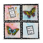 AALL & Create Splintered Tiles Dies di-111 just a paper hug