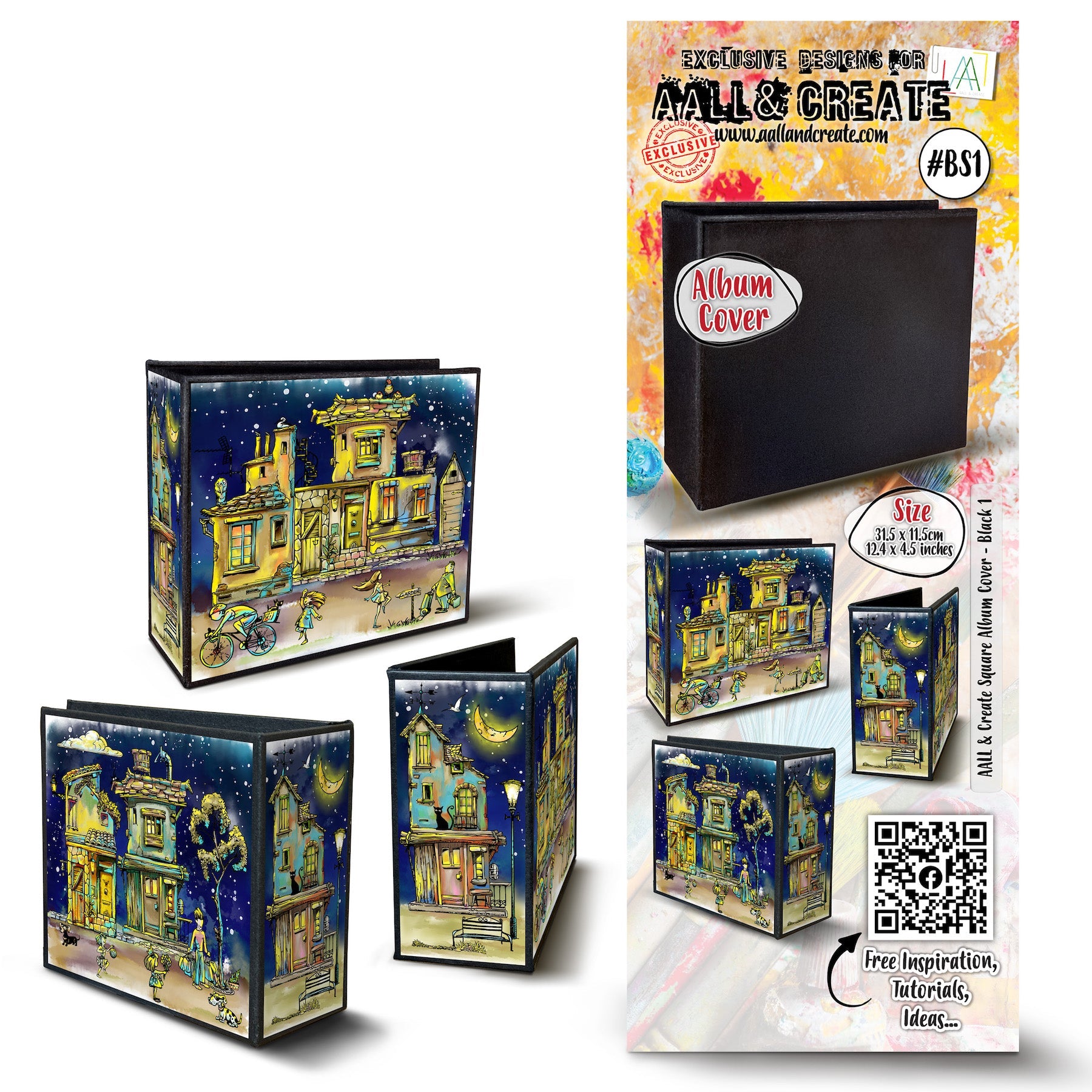 AALL & Create Square Album Cover Black ac-bs1
