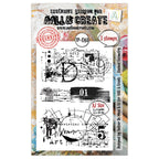 AALL & Create Stained Geometry A7 Clear Stamps 1261
