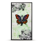 AALL & Create Stained Geometry A7 Clear Stamps 1261 butterfly
