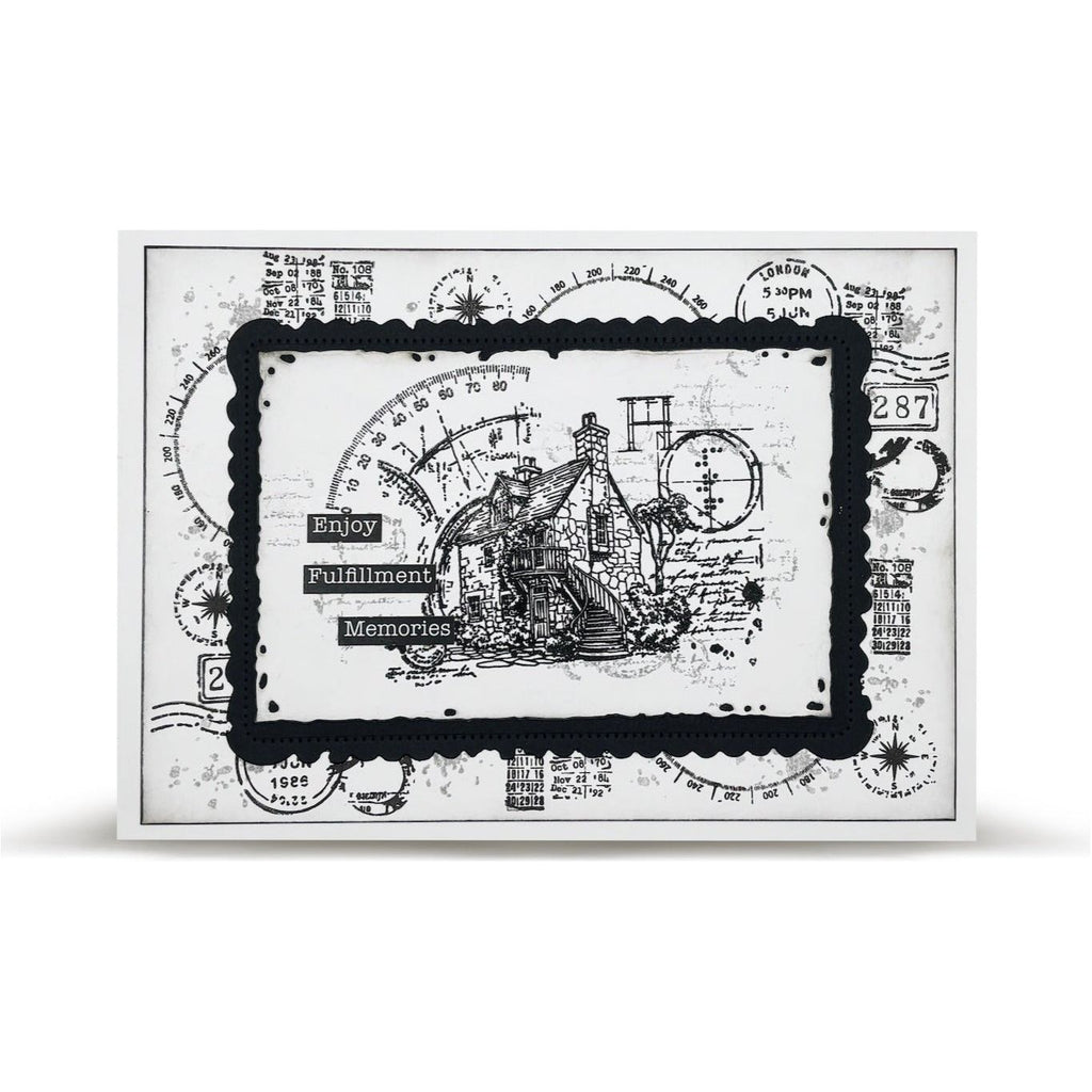 AALL & Create Stamped Stories A6 Clear Stamps 1258 enjoy