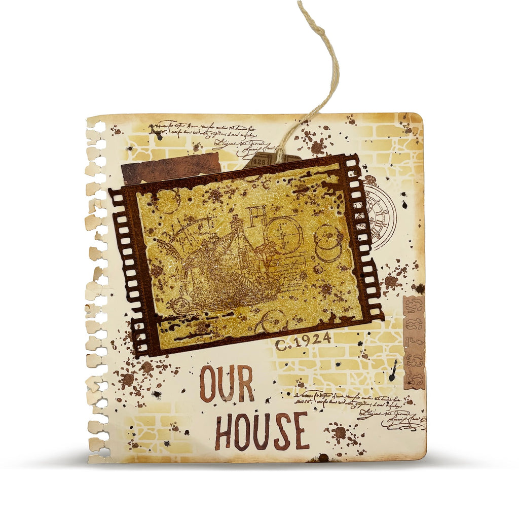 AALL & Create Stamped Stories A6 Clear Stamps 1258 our house