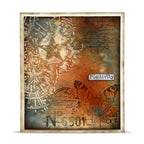 AALL & Create Star Count 6x6 Stencil pc-281 brown positivity card