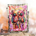 AALL & Create Starlight Zing A5 Design Paper pa-017 birds