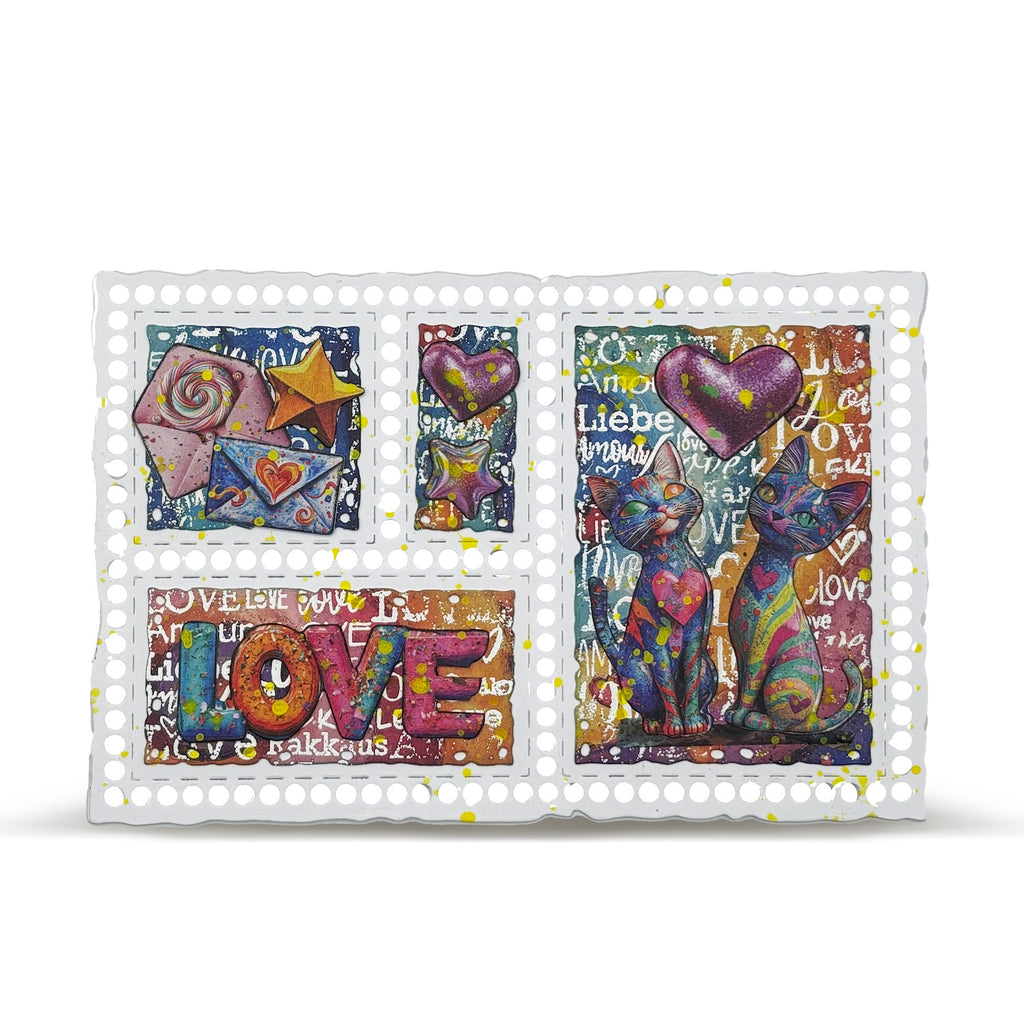 AALL & Create Starlight Zing A5 Design Paper pa-017 cats