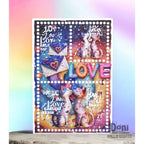AALL & Create Starlight Zing A5 Design Paper pa-017 love