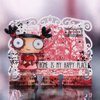 AALL & Create Stone and Ink A6 Clear Stamps 1255 happy place