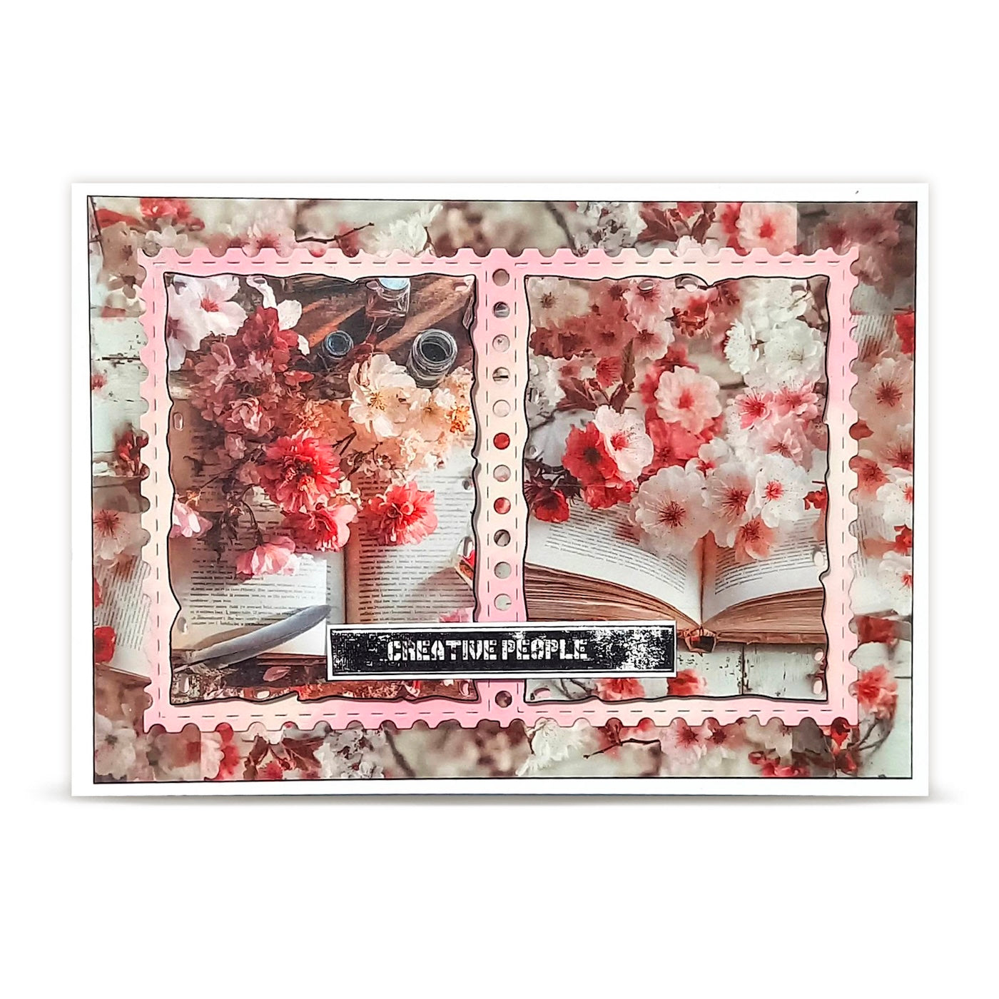 AALL & Create Story Time Layer it up Washi Tape mt-156 flowers and books creative people card