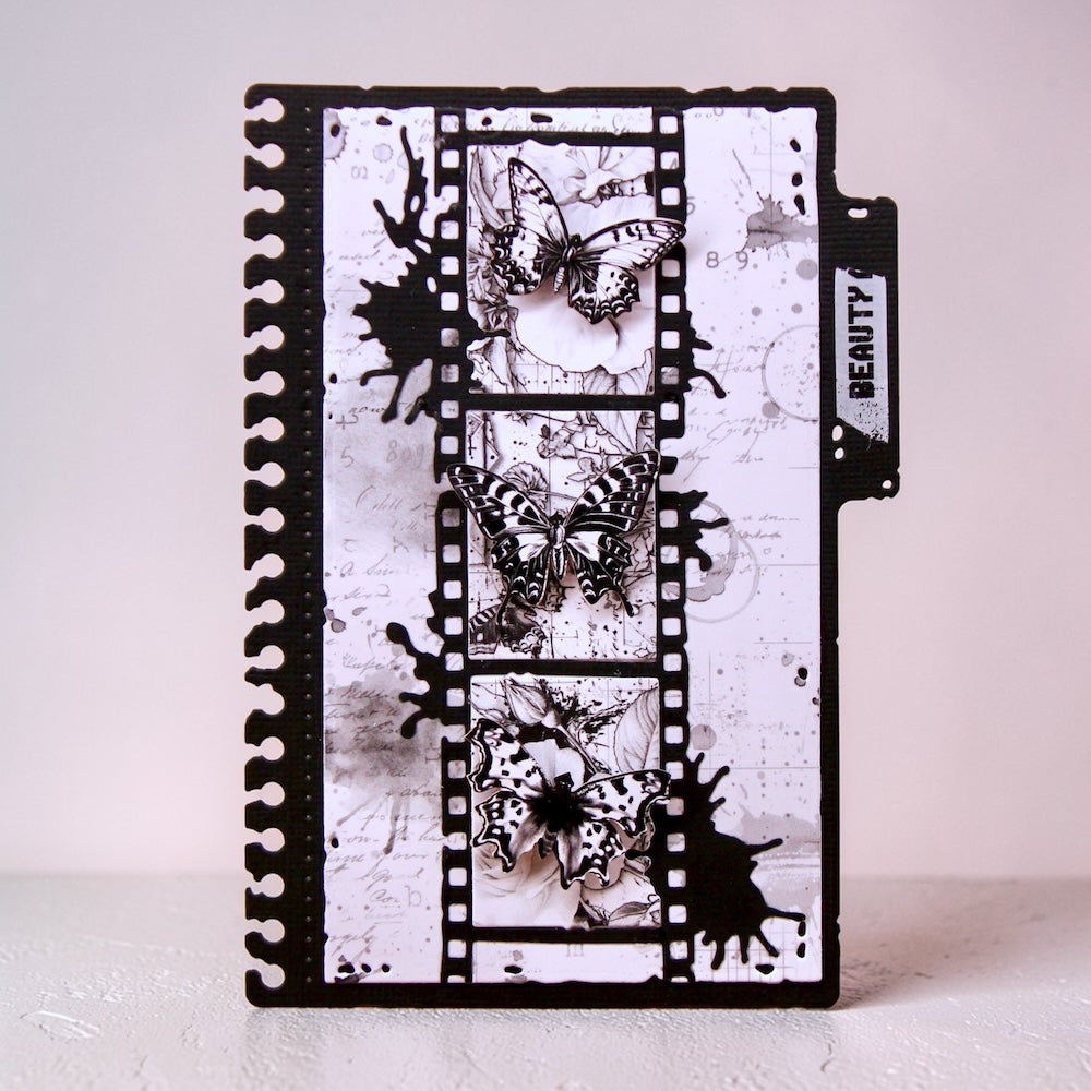 AALL & Create Striped Splash Die di-117 beauty