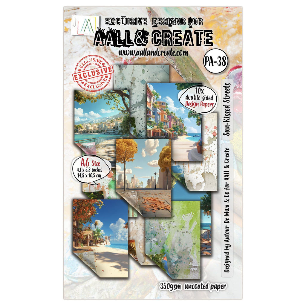 AALL & Create Sun-Kissed Streets A6 Design Paper 38 1
