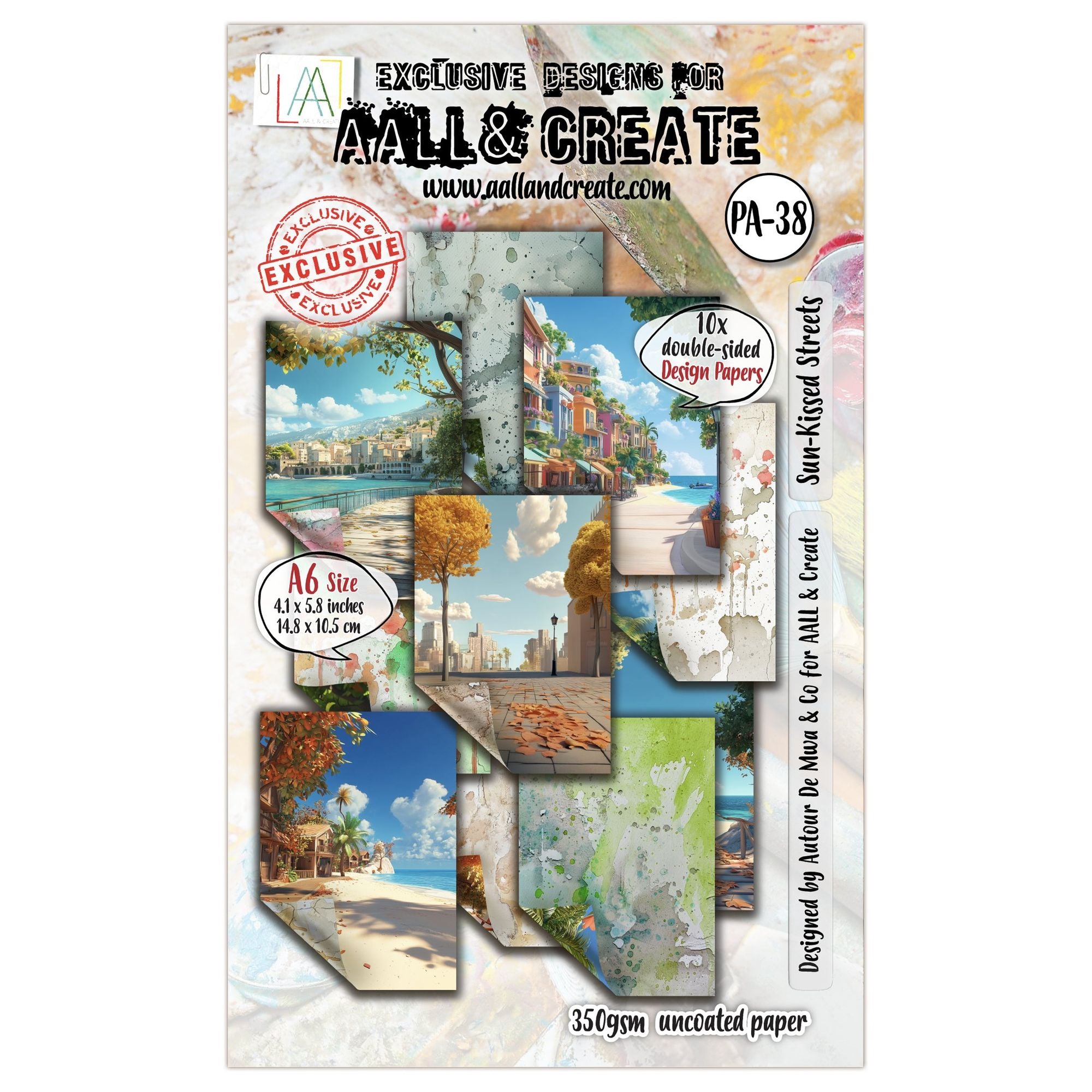 AALL & Create Sun-Kissed Streets A6 Design Paper 38 1

