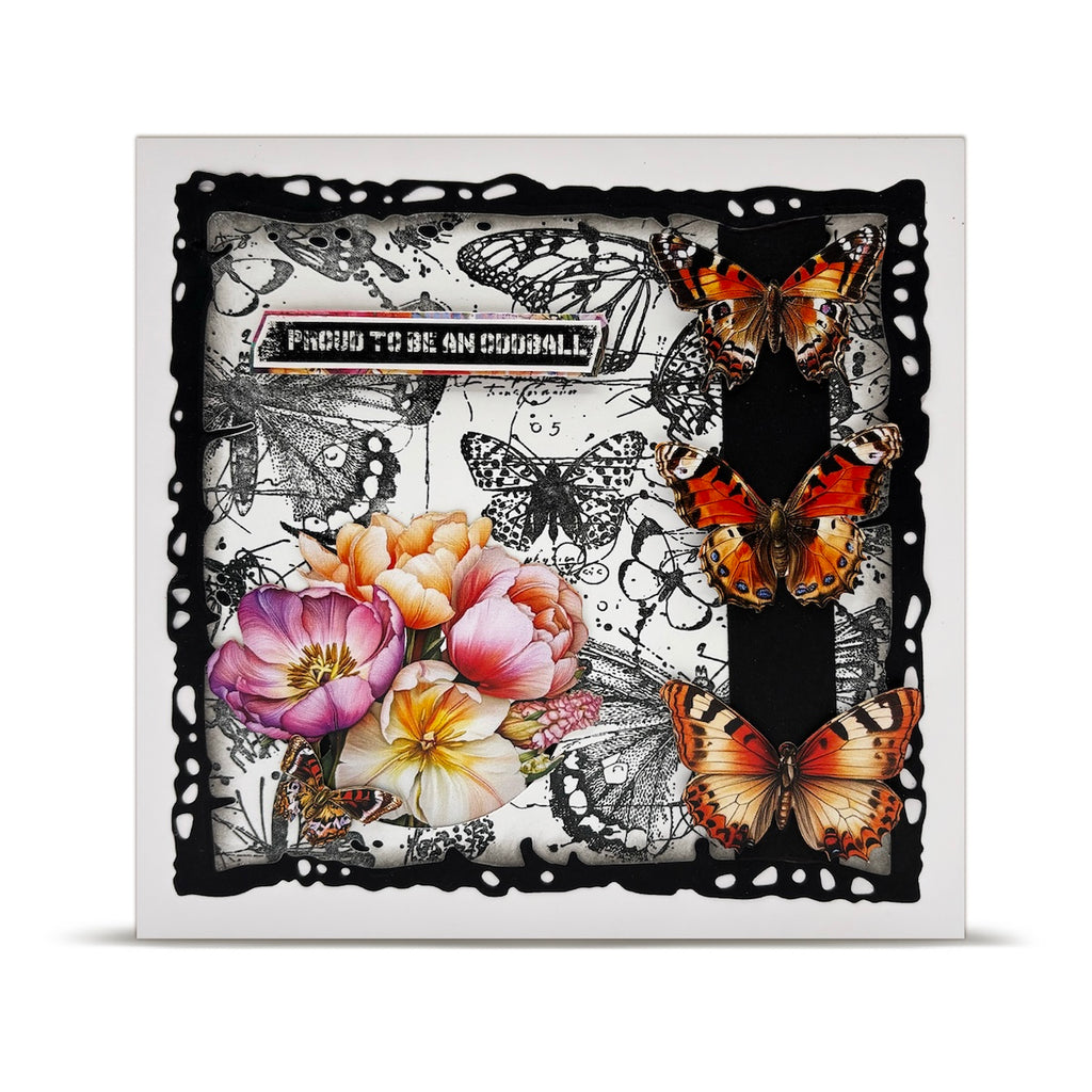AALL & Create Sunblush Garden A6 Ephemera Die Cuts ep-089 flower