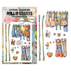 AALL & Create Sunday Laundry A6 Clear Stamp Set 1542