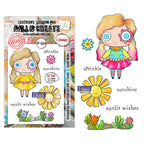 AALL & Create Sunlit Wishes A7 Clear Stamp Set 1364