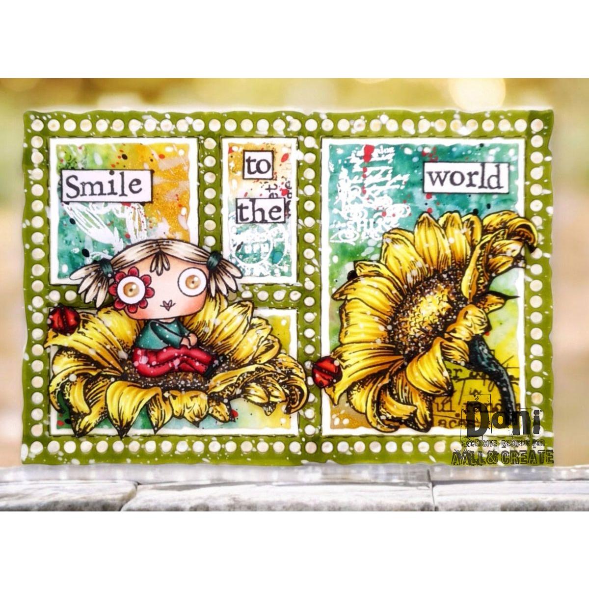 AALL & Create Sunny Splash A6 Clear Stamps 1250 smile