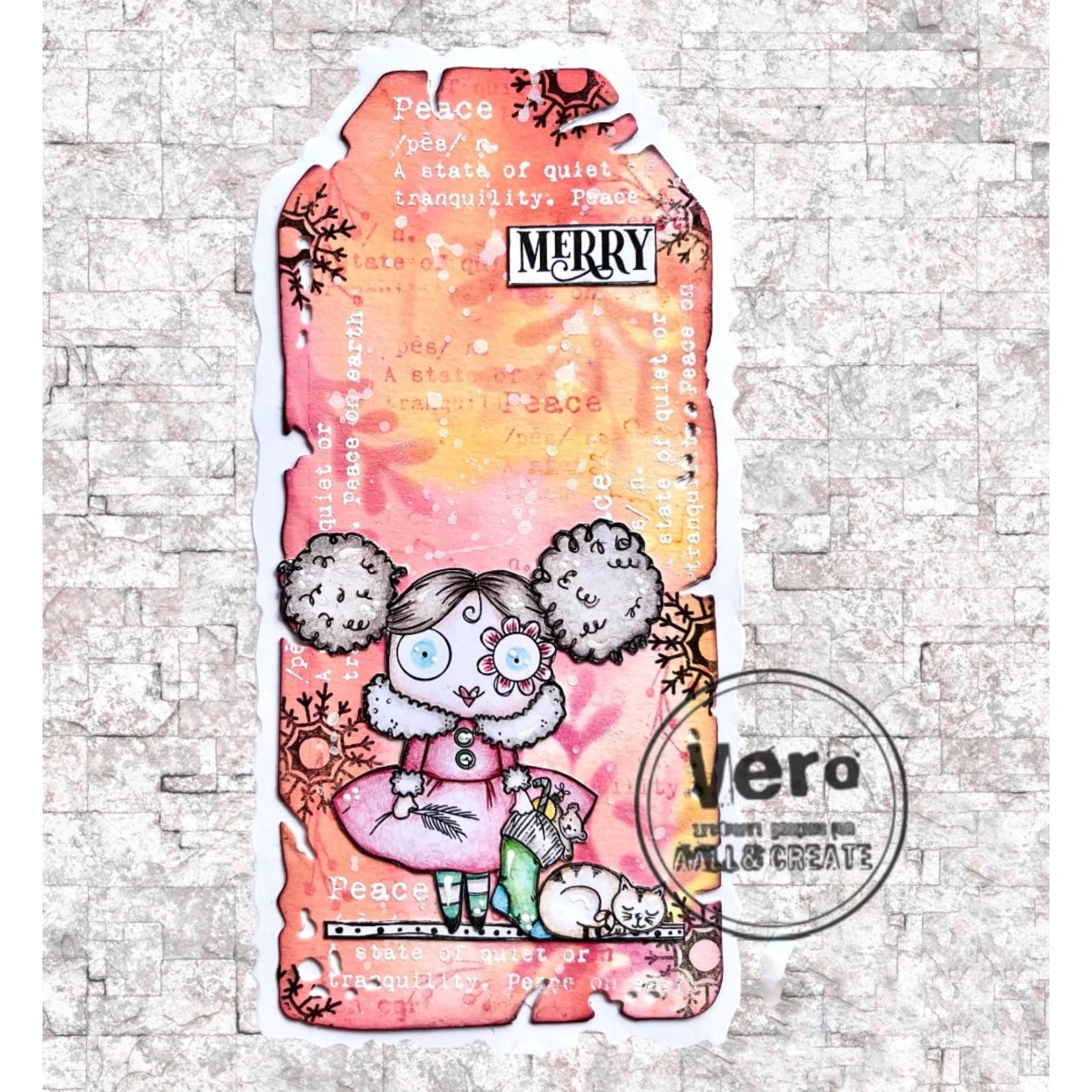 AALL & Create Sweet Christmas A7 Clear Stamp Set 1190