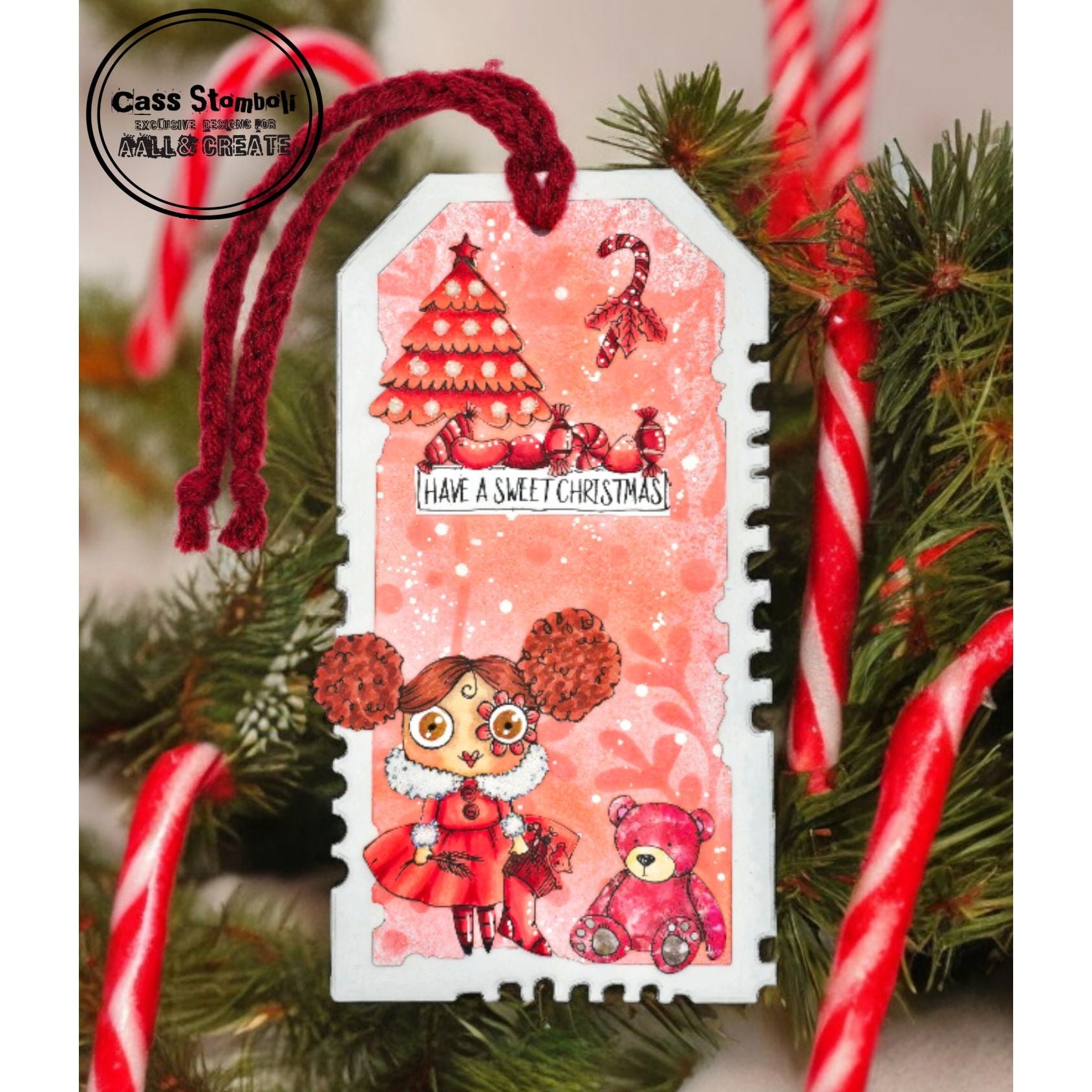 AALL & Create Sweet Christmas A7 Clear Stamp Set 1190