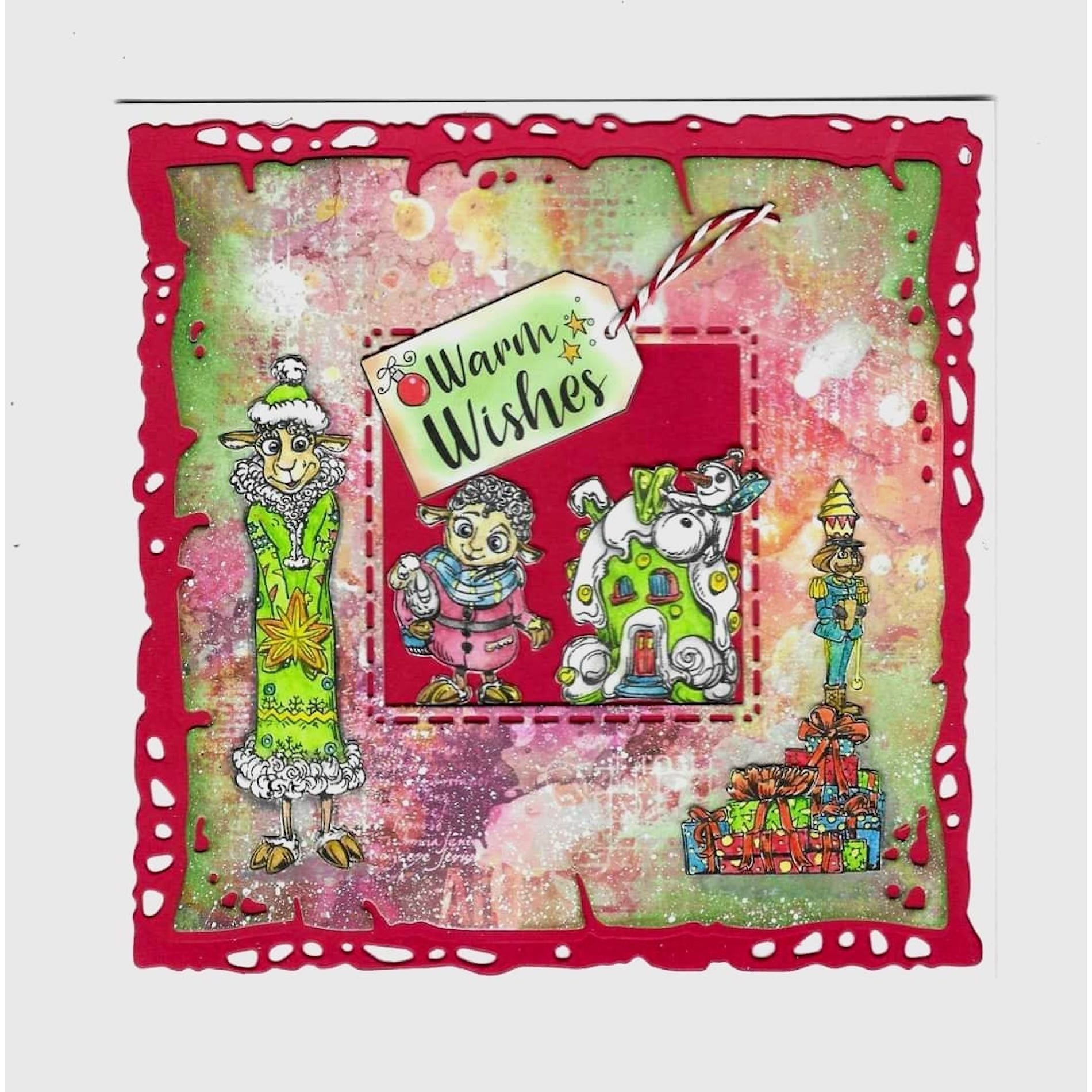 AALL & Create Sweet Sheep Family A7 Clear Stamp Set 1213*