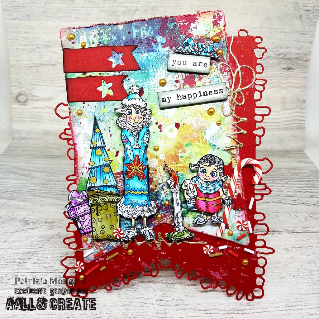 AALL & Create Sweet Sheep Family A7 Clear Stamp Set 1213*