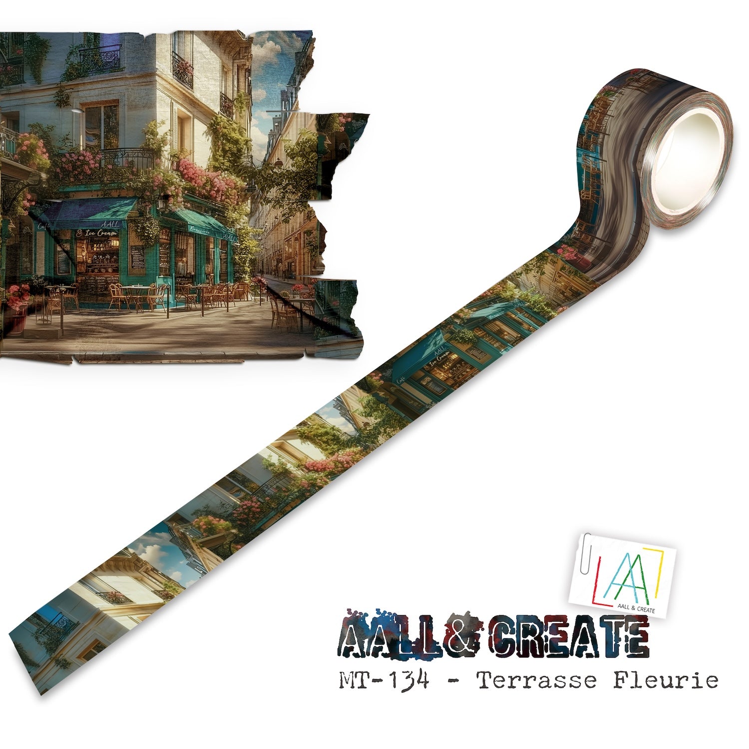 AALL & Create Terrasse Fleurie Layer It Up Washi Tape 134