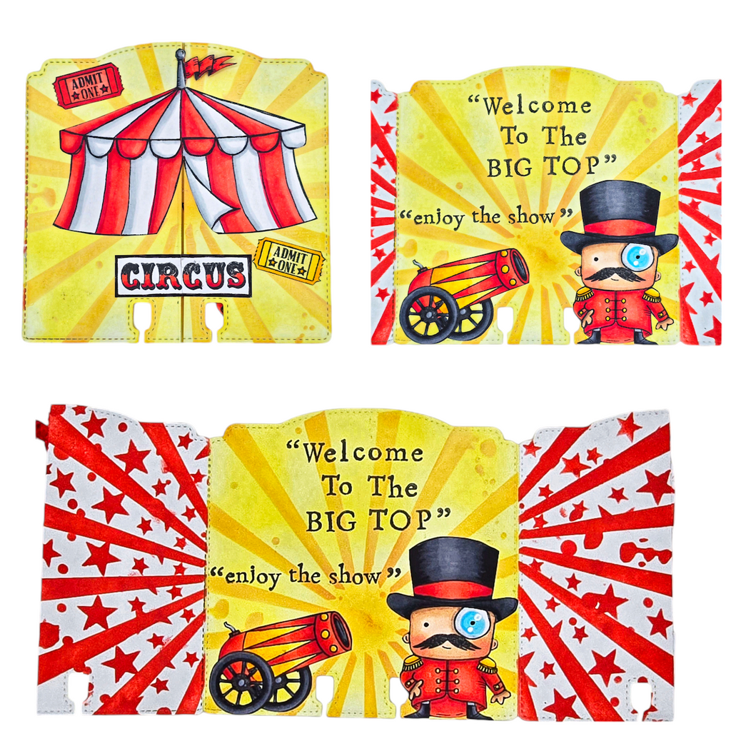 AALL & Create The Big Top A6 Clear Stamps 1206 cannon