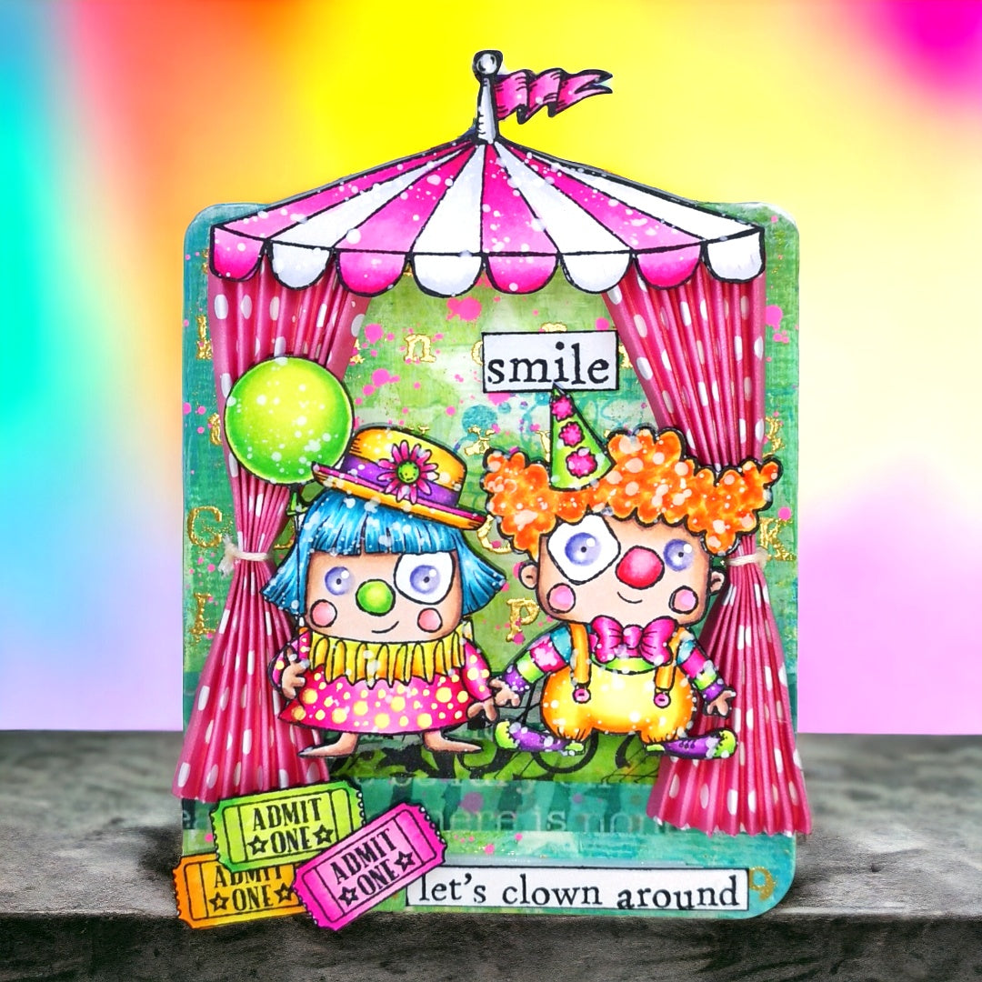 AALL & Create The Big Top A6 Clear Stamps 1206 clowns