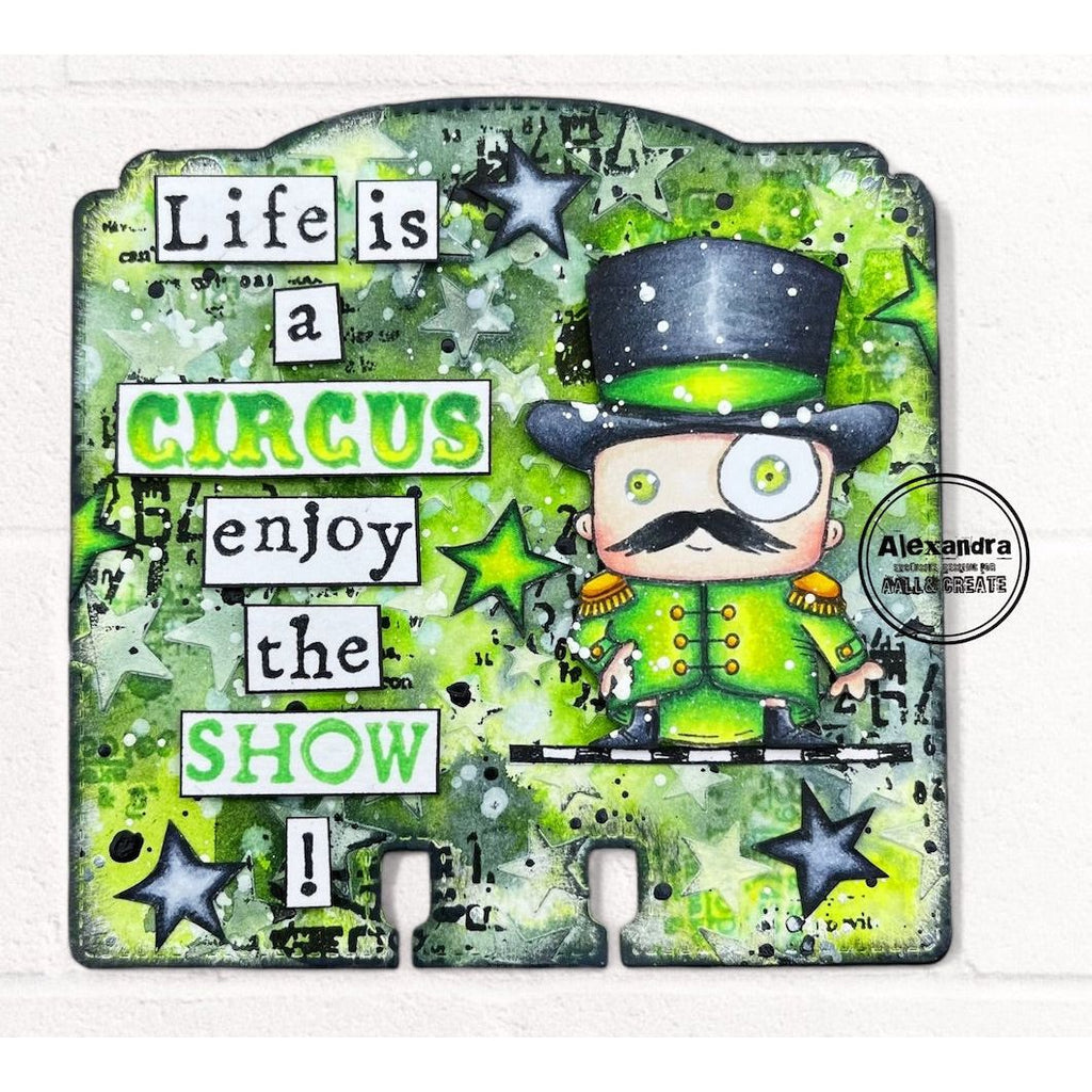 AALL & Create The Big Top A6 Clear Stamps 1206 green