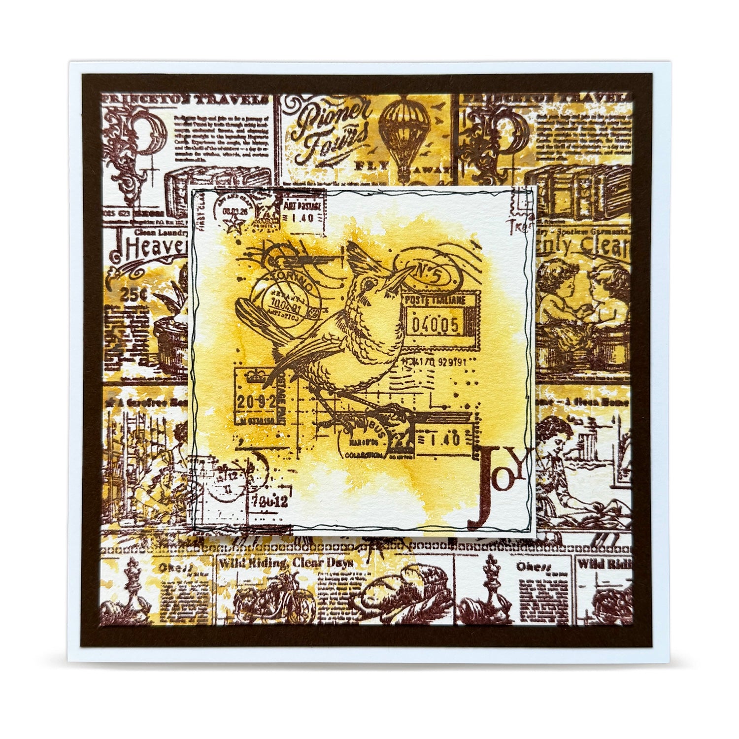AALL & Create The Daily News A6 Clear Stamp Set 1342 bird