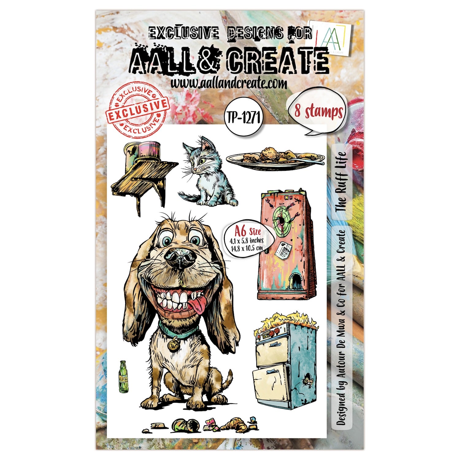 AALL & Create The Ruff Life A6 Clear Stamps 1271