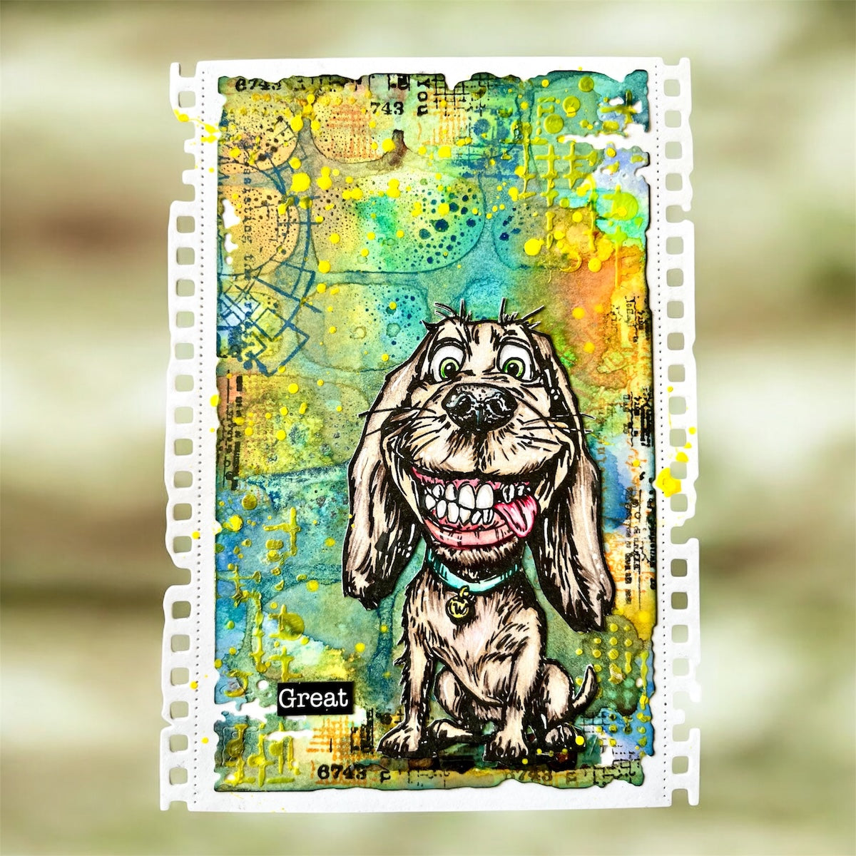 AALL & Create The Ruff Life A6 Clear Stamps 1271 dog
