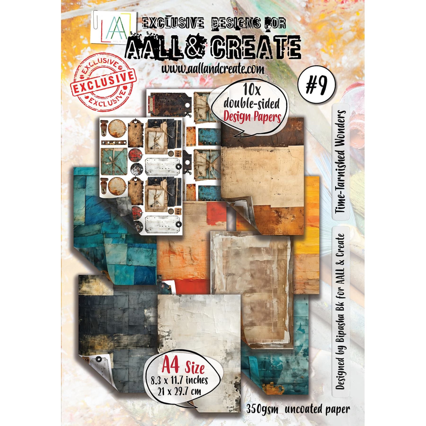 AALL & Create Time-Tarnished Wonders A4 Design Paper pa-009*