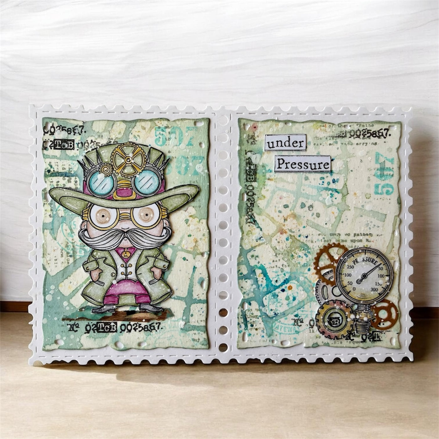 AALL & Create Time Tinker A7 Clear Stamp Set 1374 steampunk under pressure