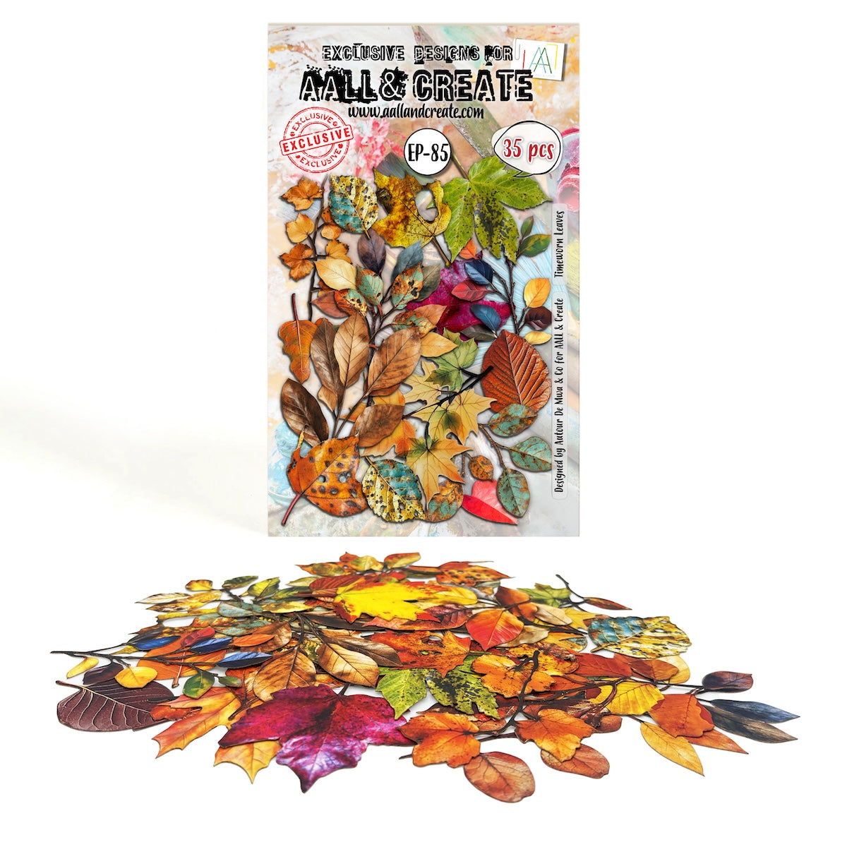 AALL & Create Timeworn Leaves Ephemera Die-Cuts 85