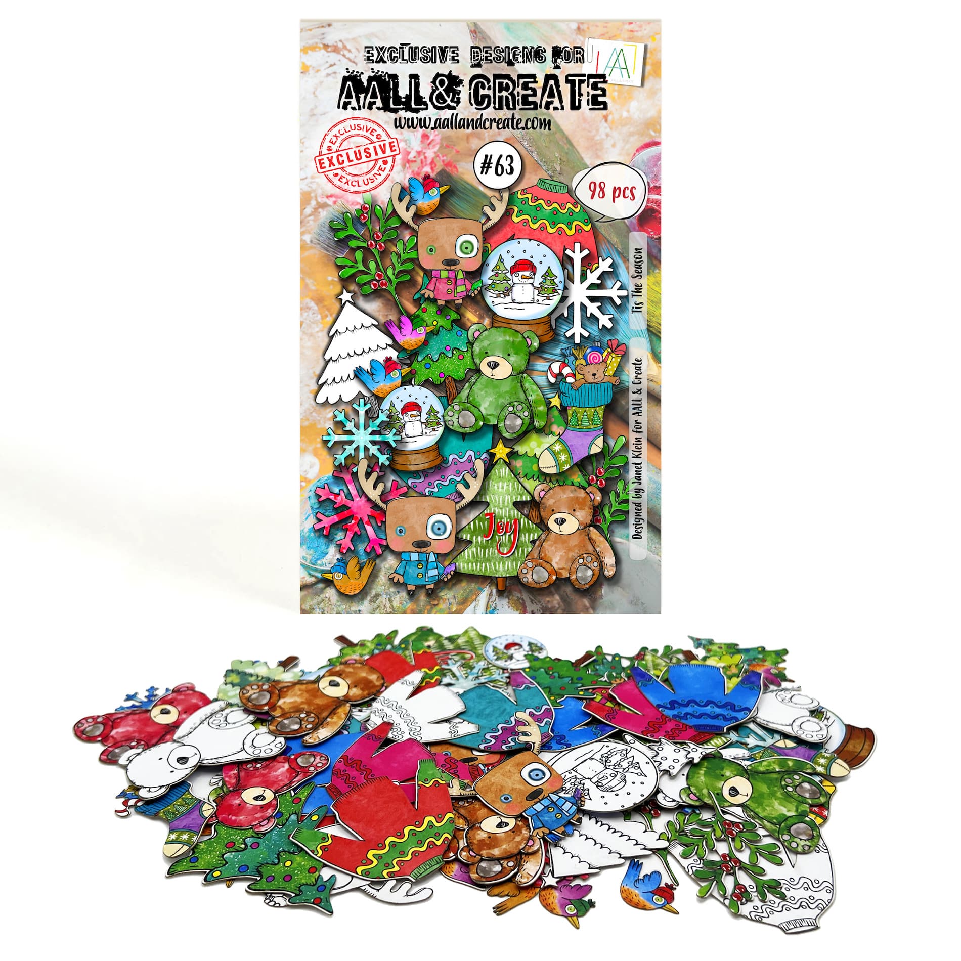 AALL & Create Tis The Season A6 Ephemera Die-Cuts 063