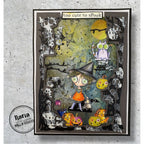 AALL & Create Too Cute Spook A7 Clear Stamps 1296 spook