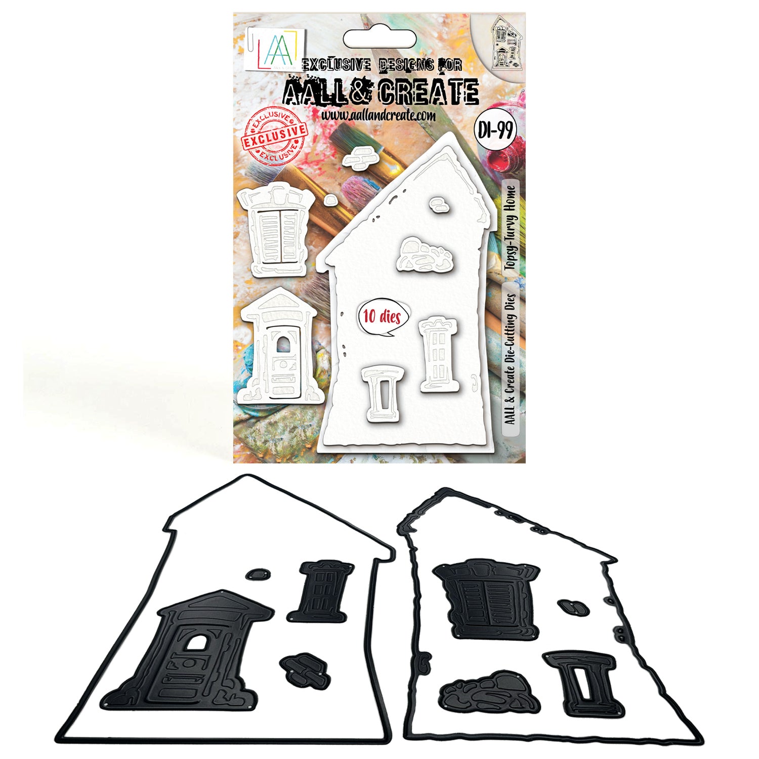 AALL & Create Topsy-Turvy Home Dies di-099